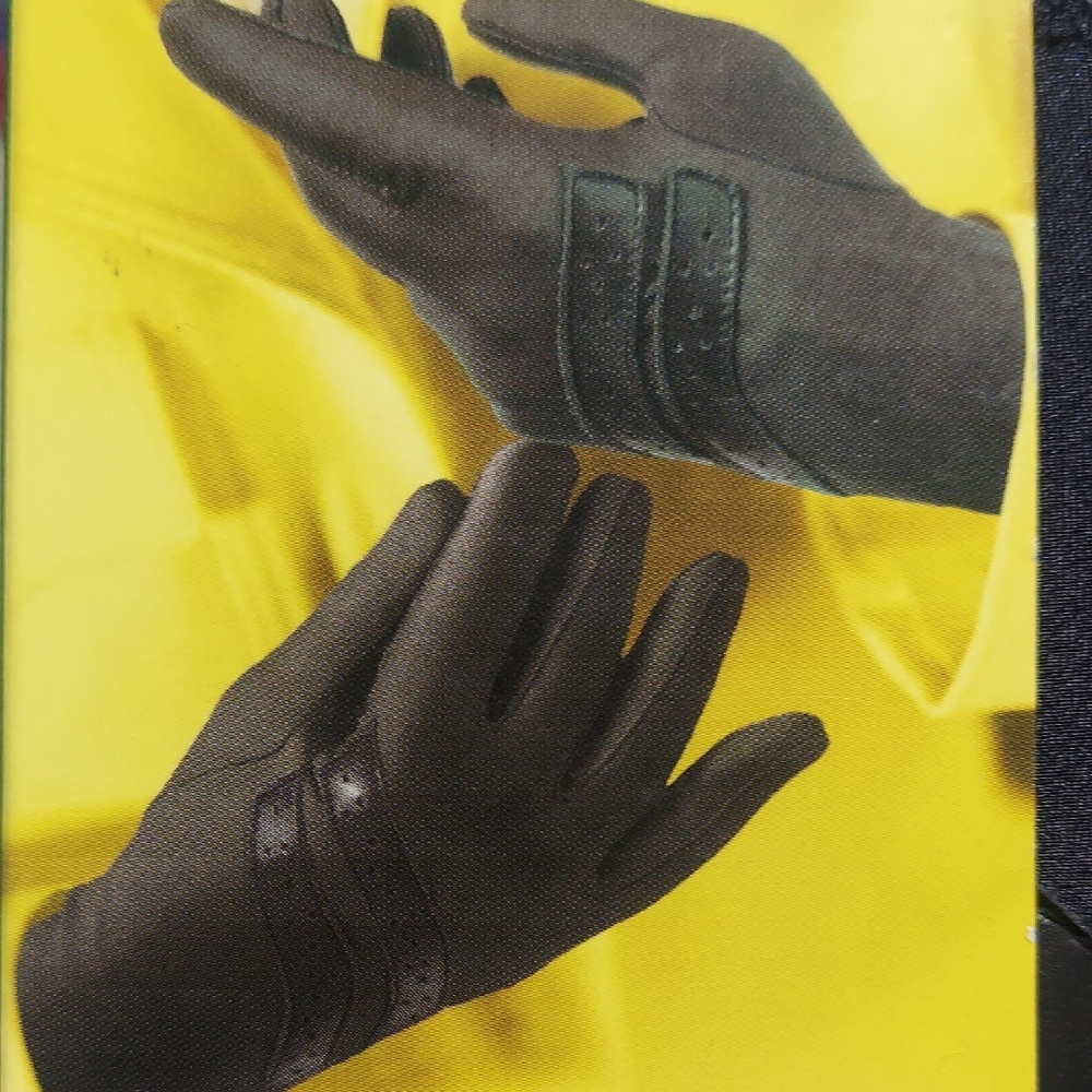 Isotoner Dark Brown Leather Gloves